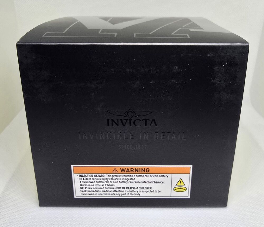 INVICTA Men's 37.5mm Stainless Steel Gold Black 50142 PC32A Quartz - Picture 7 of 7